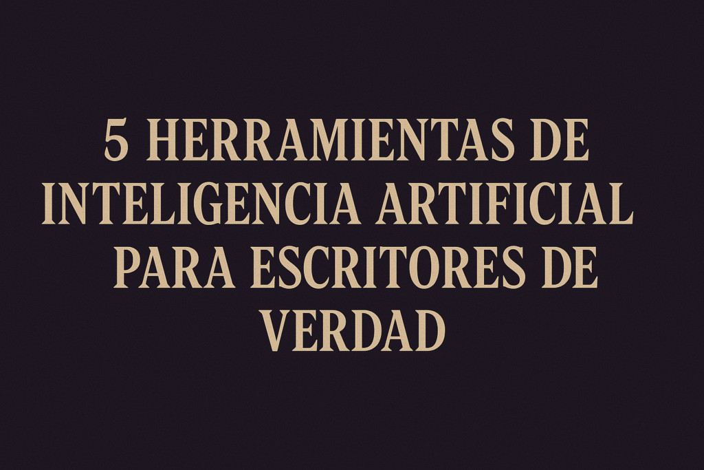 Descubre 5 Herramientas de Inteligencia Artificial: Potencia tu escritura. Supera el bloqueo creativo, crea personajes complejos y traduce con precisión. ¡Impulsa tu narrativa!