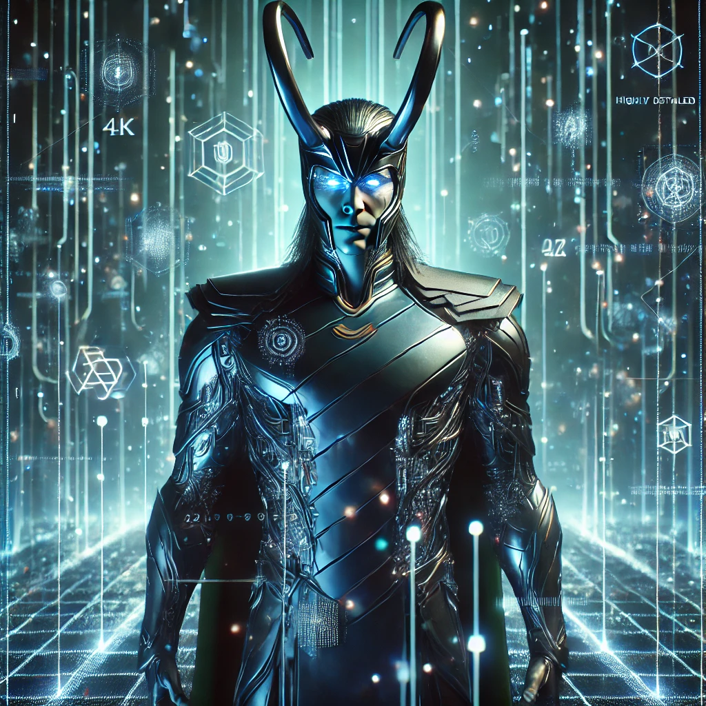 Loki Cibernético en el Bosque Digital de Datos